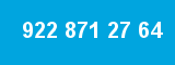 922 871 27 64 922 871 27 64